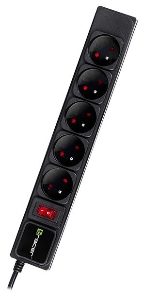 Listwa zasilająca TRACER PowerGear 1.5 m (5 gniazd) TRALIS46843 Listwa zasilająca TRACER PowerGear 1.5 m (5 gniazd) TRALIS46843