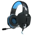 Słuchawki z mikrofonem TRACER GameZone Dragon Blue LED Czarno-niebieski
