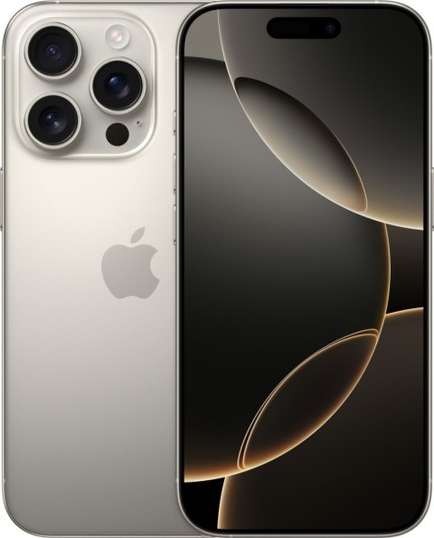 Smartphone APPLE iPhone 16 Pro 128 GB Natural Titanium (Tytanowy) MYNG3ZD/A Smartphone APPLE iPhone 16 Pro 128 GB Natural Titanium (Tytanowy) MYNG3ZD/A
