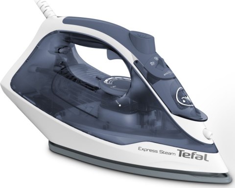 Żelazko parowe TEFAL Express Steam FV2837E0 (po zwrocie) FV2837E0_PZ (2400W /Niebiesko-biały)