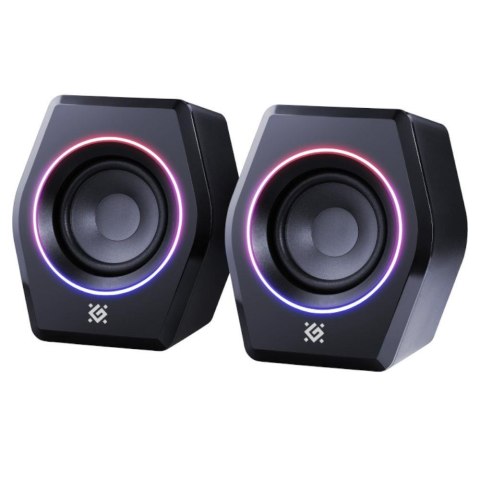 Głośniki Defender SOLAR 9 2.0 10W Bluetooth USB podświetlenie RGB Głośniki Defender SOLAR 9 2.0 10W Bluetooth USB podświetlenie RGB
