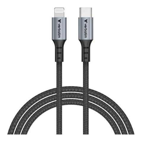 Kabel Verbatim USB-C(M) - Lightning 1,2m, 60W, czarny Kabel Verbatim USB-C(M) - Lightning 1,2m, 60W, czarny