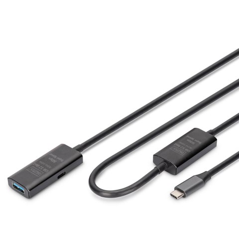 Kabel przedłużający aktywny DIGITUS DA-73111, USB 3.2 Gen1, 5Gbps, USB-C - USB-A, 10m Kabel przedłużający aktywny DIGITUS DA-73111, USB 3.2 Gen1, 5Gbps, USB-C - USB-A, 10m