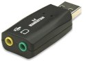 Karta dźwiękowa MANHATTAN Hi-Speed USB 3-D 150859