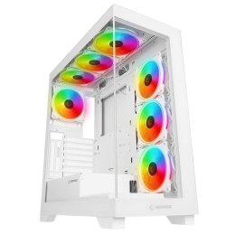 Obudowa Rampage Hydra V3 4x120mm wentylator, RGB, biała