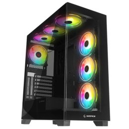 Obudowa Rampage Hydra V3 4x120mm wentylator, RGB, czarna