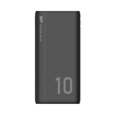 Powerbank Silicon Power GP15 10000mAh 1x USB-C, 2x USB-A, czarny Powerbank Silicon Power GP15 10000mAh 1x USB-C, 2x USB-A, czarny