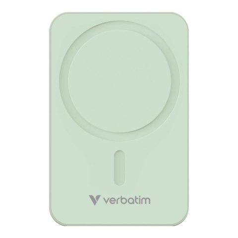Powerbank Verbatim Charge 'n' Go Essentials Magnetic Wireless 20000mAh USB-C PD 3.0 Green Powerbank Verbatim Charge 'n' Go Essentials Magnetic Wireless 20000mAh USB-C PD 3.0 Green