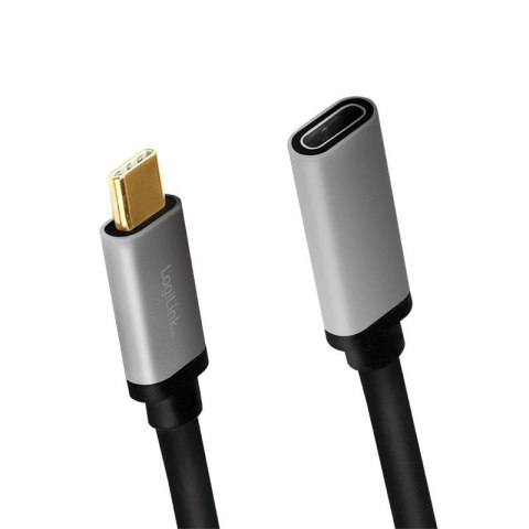 Przedłużacz USB 3.2 Gen2 LogiLink CUA0105, USB-C (M) do USB-C (F), 4K, 0,5m Przedłużacz USB 3.2 Gen2 LogiLink CUA0105, USB-C (M) do USB-C (F), 4K, 0,5m