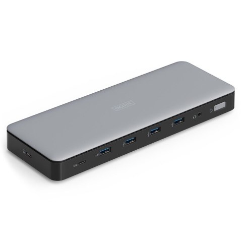 Stacja dokująca DIGITUS USB Typ C 13-portów 3x HDMI 2x DisplayPort 4K/60Hz DC-Jack 150W Stacja dokująca DIGITUS USB Typ C 13-portów 3x HDMI 2x DisplayPort 4K/60Hz DC-Jack 150W